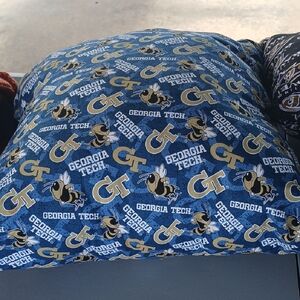 Georgia Tech Blue Pillow